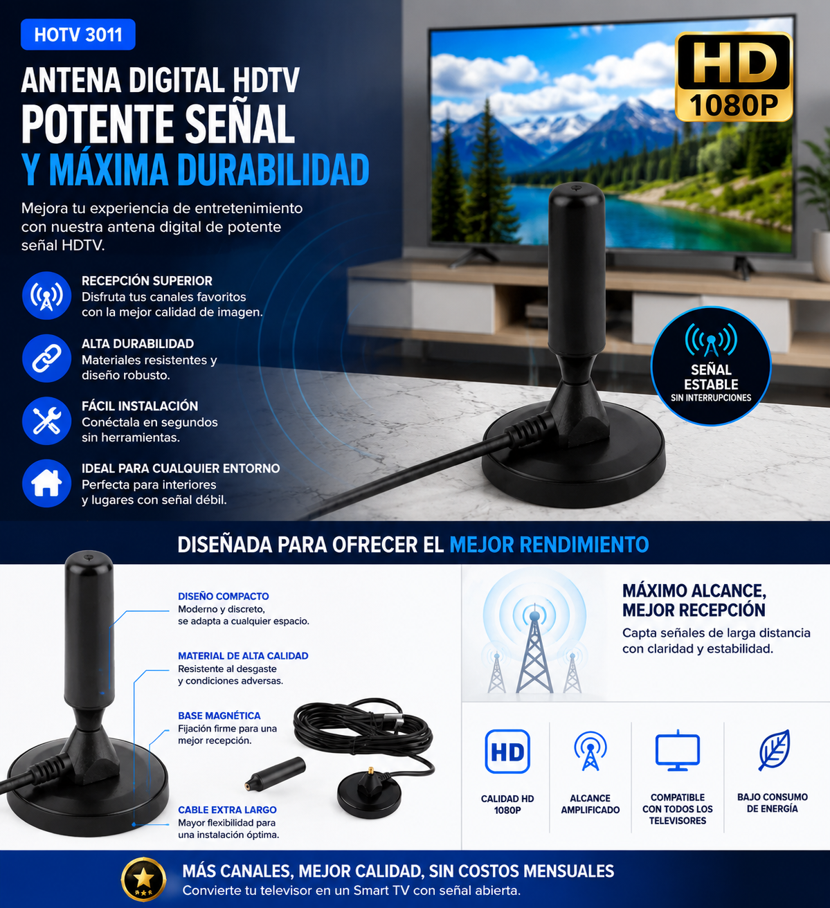 Antena Tv Digital HD