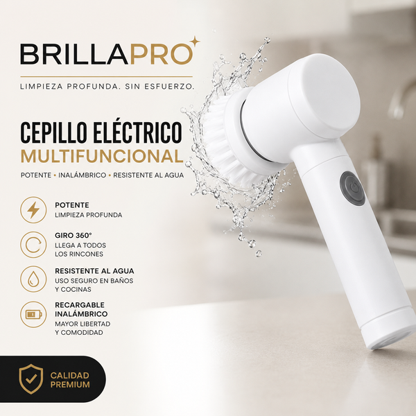 BRILLAPRO™ Cepillo Eléctrico Multifuncional 5 en 1