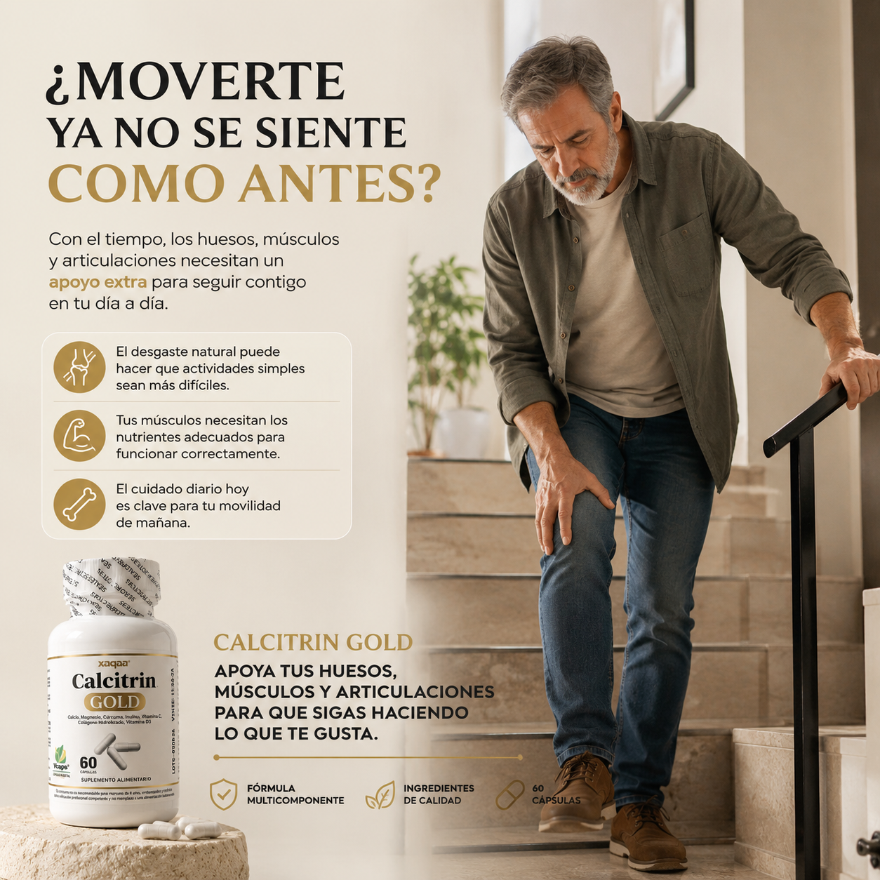 Calcitrin Gold™ | Movilidad y Bienestar Articular