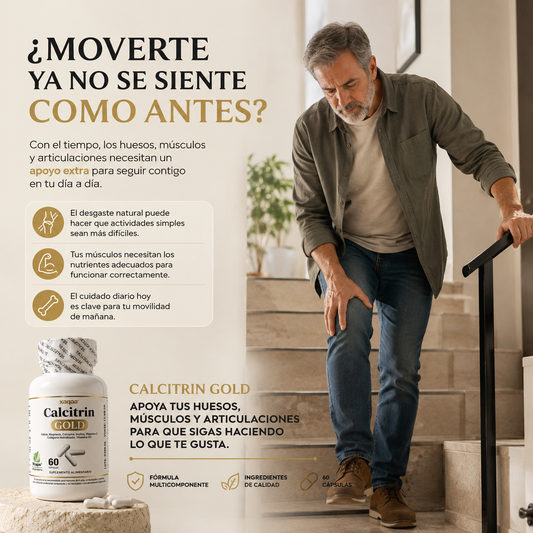 Calcitrin Gold™ | Movilidad y Bienestar Articular
