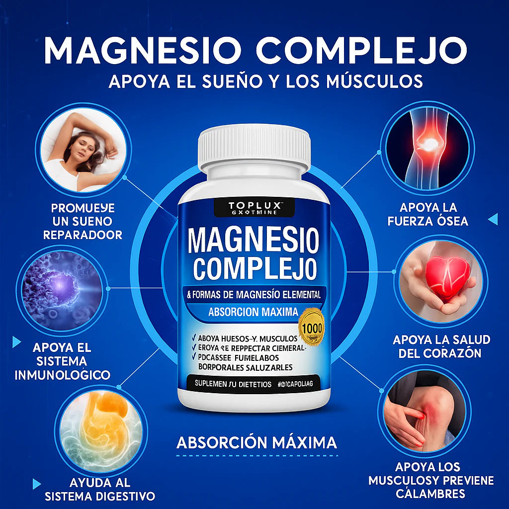 Suplemento 8 Magnesios Elementales